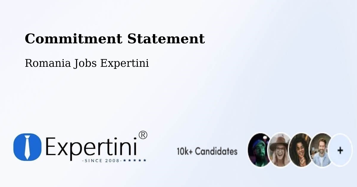 Corporate Commitment – Comuna I.C.Brãtianu - Romania Jobs Expertini